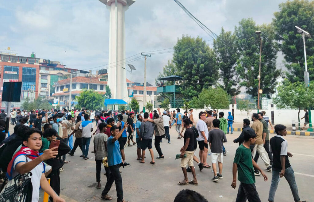 Tourists trapped In Nepal